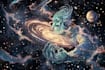 create high quality cosmic illustrations