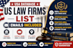 provide verified law firms leads and attorney database with emails