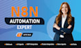 develop n8n automation, workflows, ai agents and webhook or API integrations