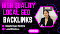 improve your google maps visibility with local SEO backlinks