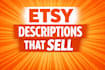 write etsy product descriptions that sell