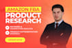 find your amazon fba product with full keyword and competitor research