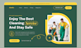 cleaning service website, booking koala, house, office cleaning website launch27