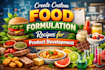 create custom food formulation recipes for product development