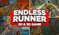 design unity endless runner, subway surfer, temple run game in unity3d unity2d