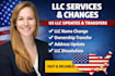 do llc name change, llc ownership transfer, llc address change, llc dissolution