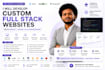 develop custom full stack website react node js mongodb