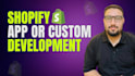 create shopify public app, shopify custom app and shopify developer
