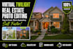 convert day to dusk virtual twilight photo editing