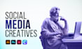create social media posts, scroll stop ad creative
