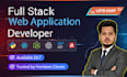 be your custom full stack ai web application and software developer