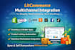 integrate shopify, woocommerce, wix, ebay with marketplaces using litcommerce