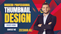 design professional youtube thumbnail