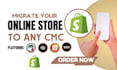 ecommerce website migration prestashop wix magento wordpress migrate to shopify