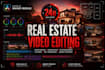 do professional real estate video editing within 24 hours