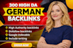 do german links with high quality guest post backlinks