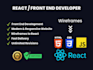 do custom website development as front end developer