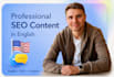 write english SEO blog or article, no ai