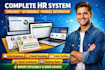 create a complete HR system with timesheet, attendance and payroll automation