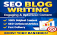 write SEO blog posts and articles