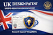 assist in UK design patent filing and granting