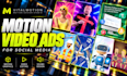 create motion graphics video ads for social media