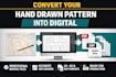 convert your hand drawn pattern into digital sewing pattern with grading