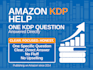 provide amazon KDP help and answer your publishing questions