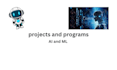 develop ai and machine learning projects in python