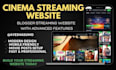 create a cinema streaming website in blogger
