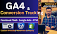 set up ga4, server side tracking and GTM