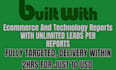provide shopify or any tech stack reports using builtwith pro