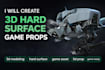 create detailed 3d mechanical or sci fi models