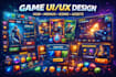 do game UI design UI UX hud unity unreal engine interfaces