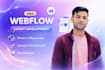 create a professional webflow website with cms and animations