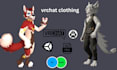 create and rig 3d vrchat clothing vrchat outfit vrchat avatar unity upload