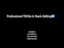 edit viral tiktok and instagram reels professionally