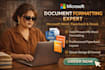 do ms word document formatting, ms word book editing ebook design and formatting