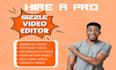 create high converting sizzle reels and repurpose business promo videos