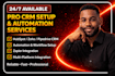 zoho CRM hubspot automation monday com gohighlevel crm real estate sales funnel