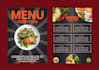 create custom menu design, food menu, restaurant menu, digital menu