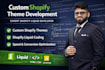 build a custom shopify theme using liquid code