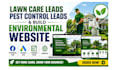 generate lawn care leads, pest control leads build environmental website