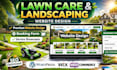 design responsive lawn care, landscaping, snow removal website agric website