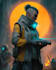 create a cinematic 2d character render for fantasy