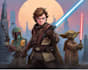 create epic sci fi space art inspired by galactic adventures