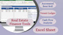 create expense tracker, rent roll, tenant ledger and cash flow spreadsheet