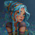 draw a fantasy character portrait for you