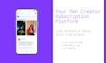 build a creator subscription platform like onlyfans or fansly