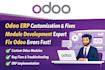 customise, fix and develope odoo erp module